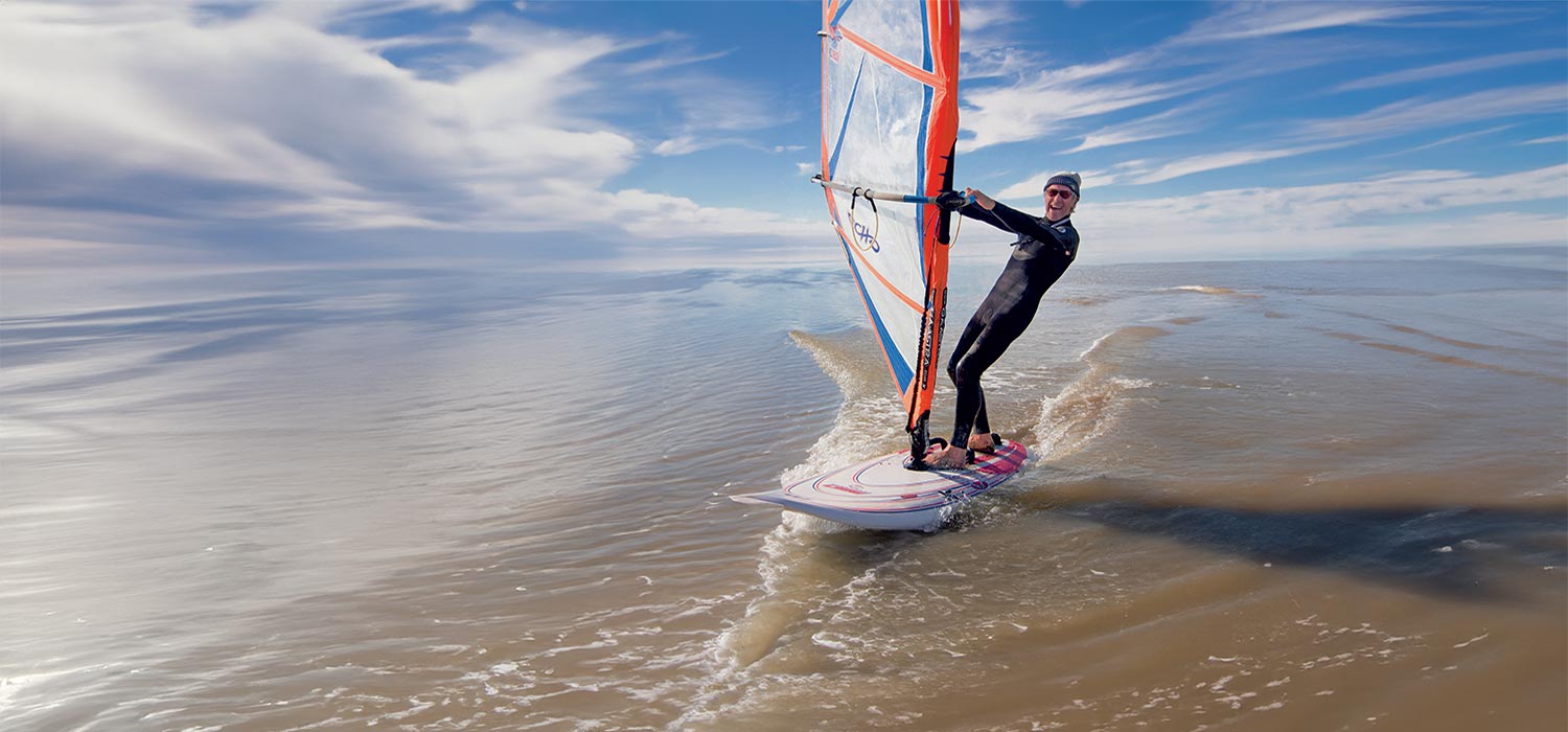 Bob Caddell at Lake Eyre 