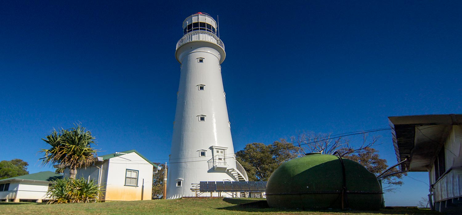 Sandy Cape lighthouse, on Fraser Island