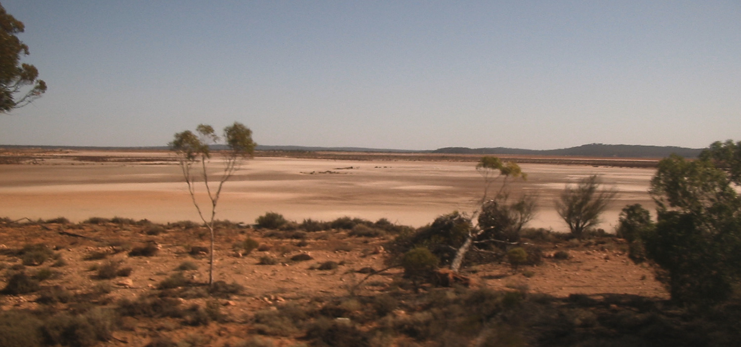 Salt lake in the goldfields