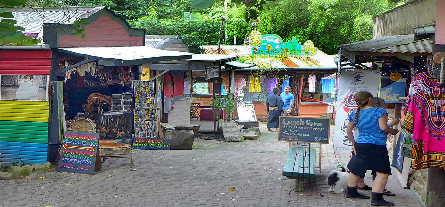 The Kuranda market 