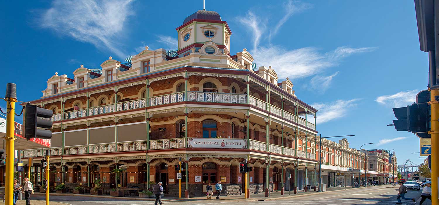 National Hotel Freemantle has a rooftop bar