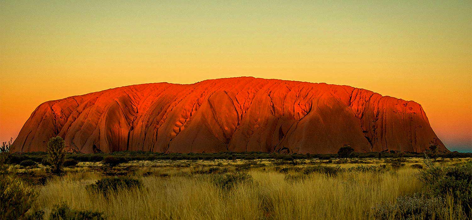 Sunset in Uluru/Ayres rock