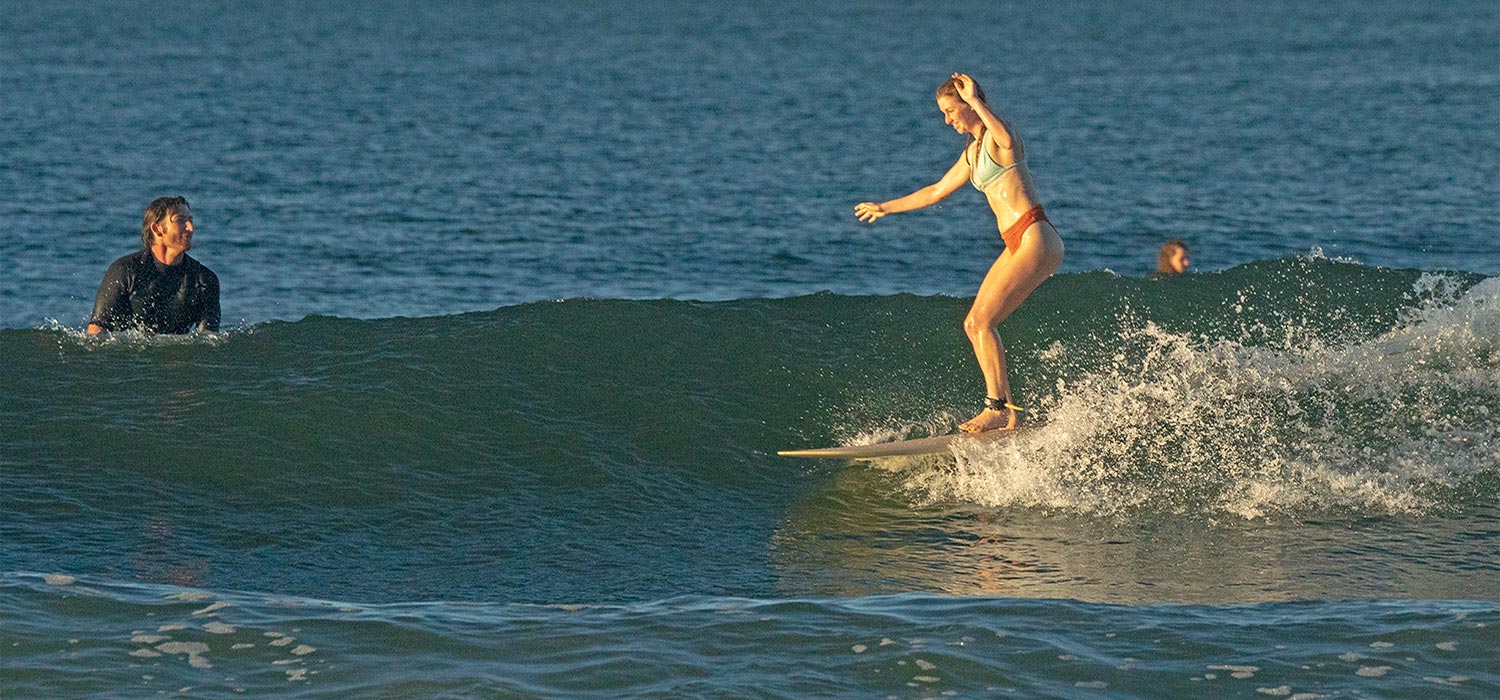 Girl surfer