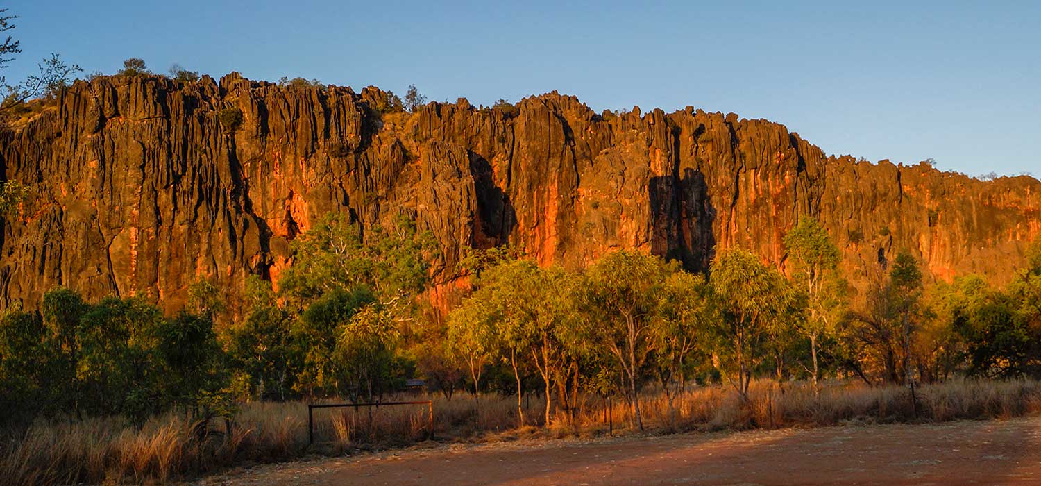 Sunset at Windjana Gorge National Park