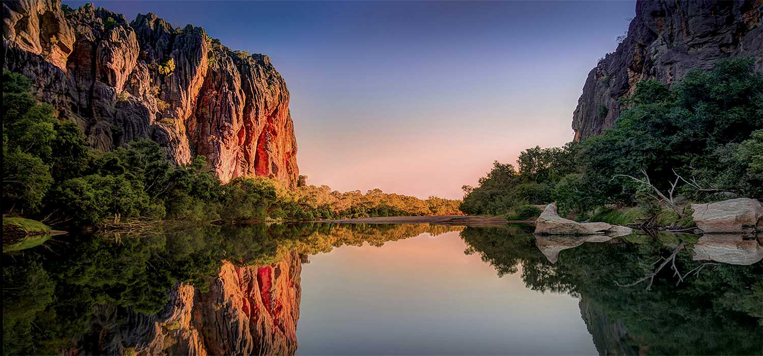 Sunset at Windjana Gorge