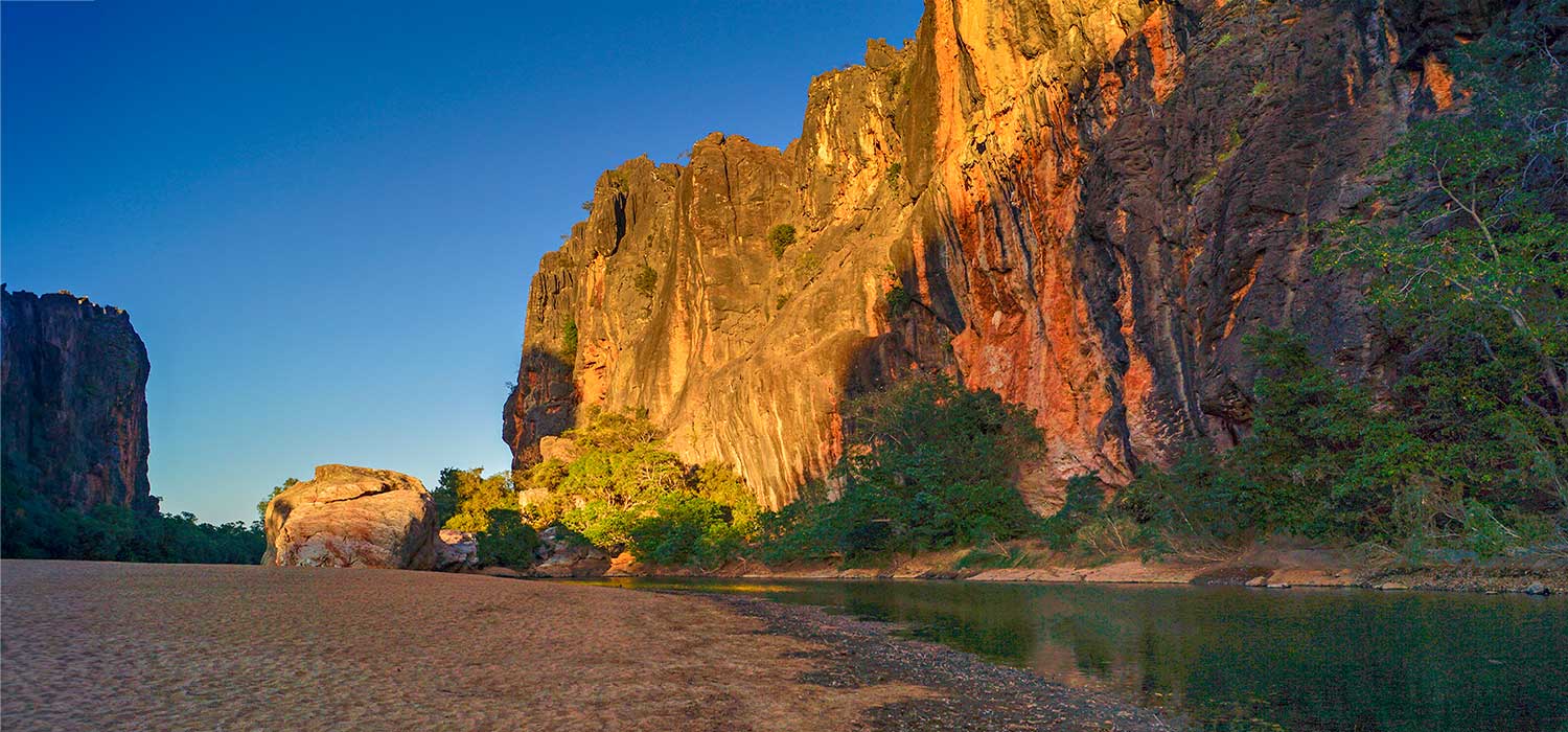 Sunrise at Windjana Gorge